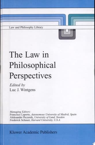 The Law in Philosophical Perspectives My Philosophy of Law