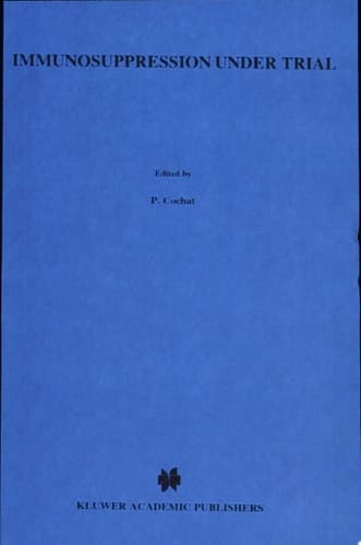 Immunosuppression under Trial Proceedings of the 31st Conference on Transplantation and Clinical Immunology, 3-4 June, 1999
