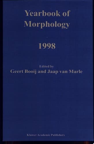 Yearbook of Morphology 1998
