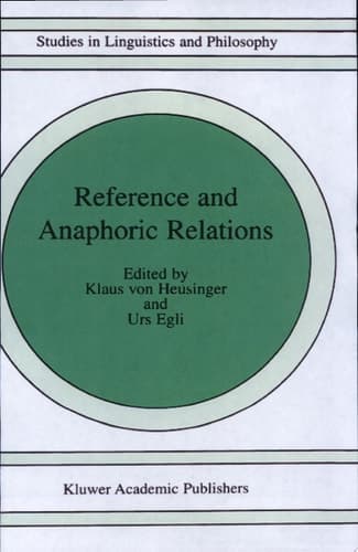 Reference and Anaphoric Relations