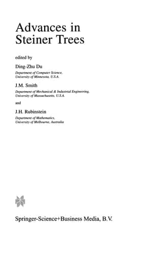 Advances in Steiner Trees