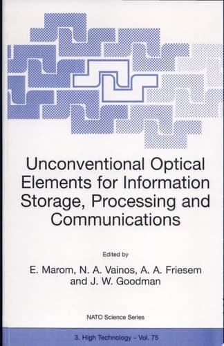 Unconventional Optical Elements for Information Storage, Processing and Communications