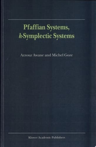 Pfaffian Systems, k-Symplectic Systems