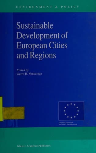 Sustainable Development of European Cities and Regions