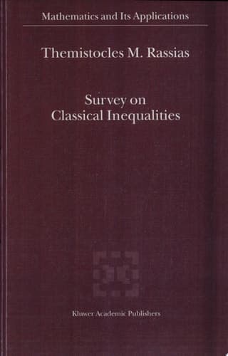 Survey on Classical Inequalities