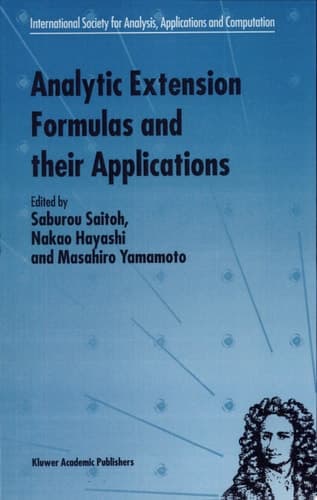 Analytic Extension Formulas and their Applications