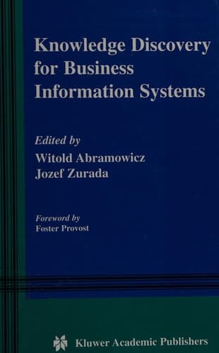 Knowledge Discovery for Business Information Systems