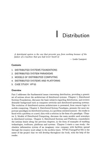 Distributed Systems for System Architects