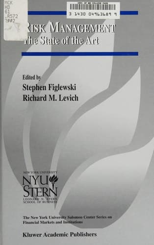Risk Management: The State of the Art The State of the Art