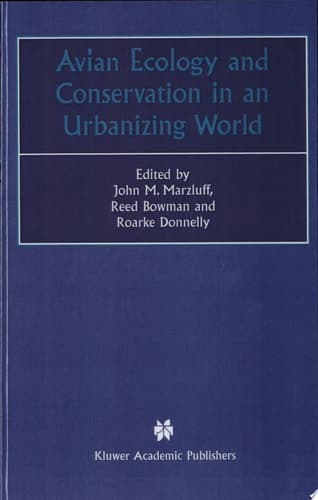 Avian Ecology and Conservation in an Urbanizing World