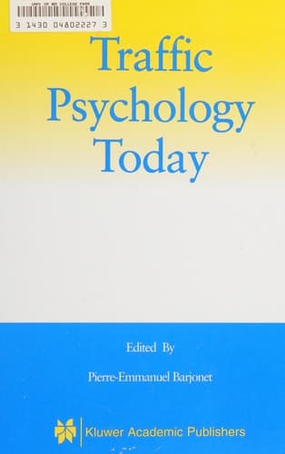 Traffic Psychology Today