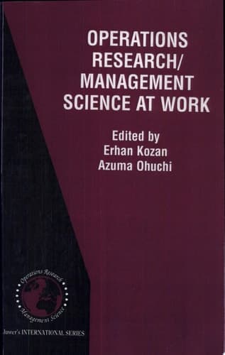 Operations Research/Management Science at Work