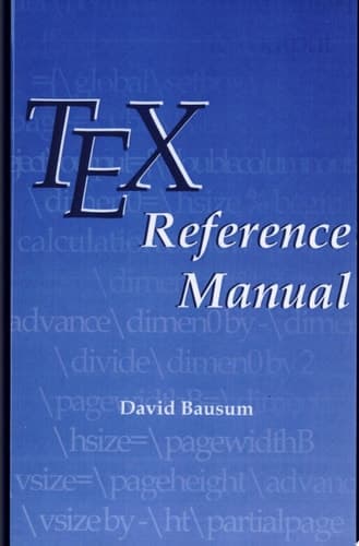 TeX Reference Manual