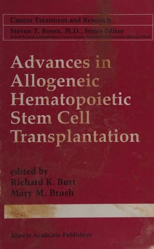 Advances in Allogeneic Hematopoietic Stem Cell Transplantation