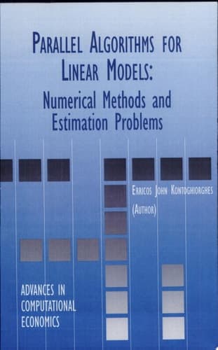 Parallel Algorithms for Linear Models Numerical Methods and Estimation Problems
