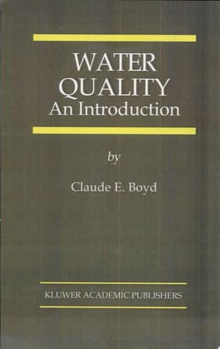 Water Quality An Introduction