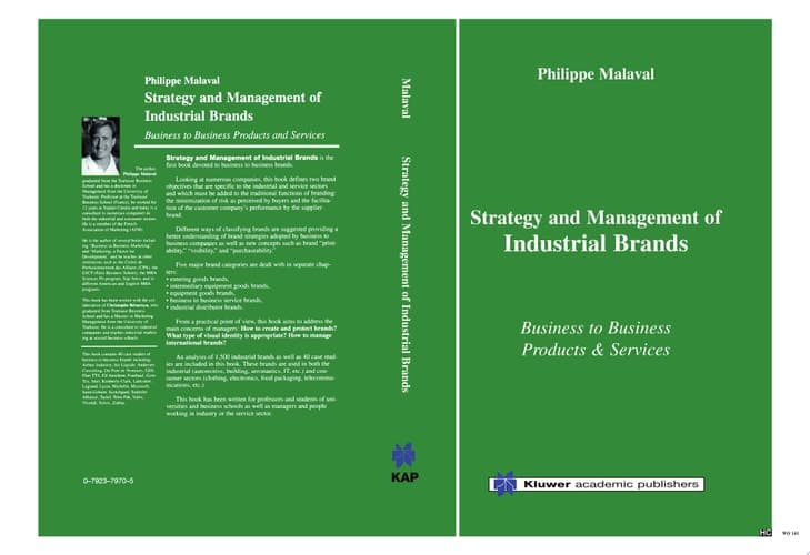 Strategy and Management of Industrial Brands Business to Business Products and Services