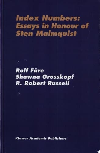Index Numbers: Essays in Honour of Sten Malmquist