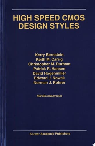 High Speed CMOS Design Styles