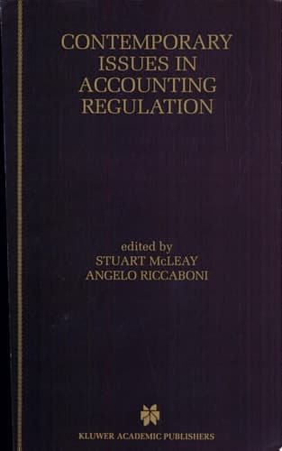 Contemporary Issues in Accounting Regulation