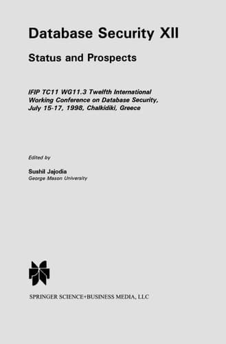 Database Security XII Status and Prospects