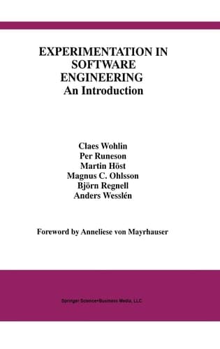Experimentation in Software Engineering An Introduction