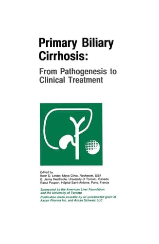 Primary Biliary Cirrhosis From Pathogenesis to Clinical Treatment