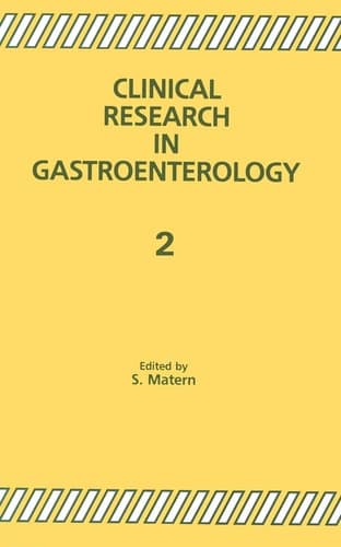 Clinical Research in Gastroenterology 2 (Immunology and Medicine; 13)