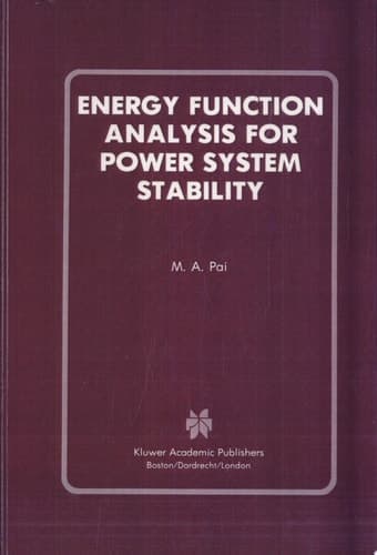 Energy Function Analysis for Power System Stability