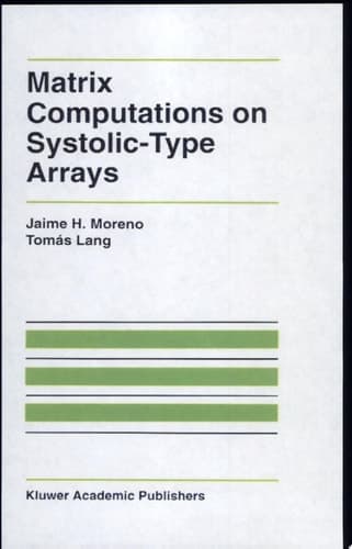 Matrix Computations on Systolic-Type Arrays