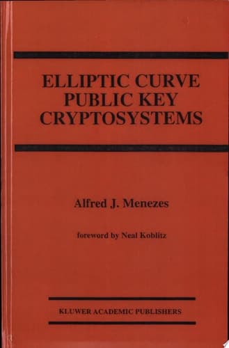 Elliptic Curve Public Key Cryptosystems