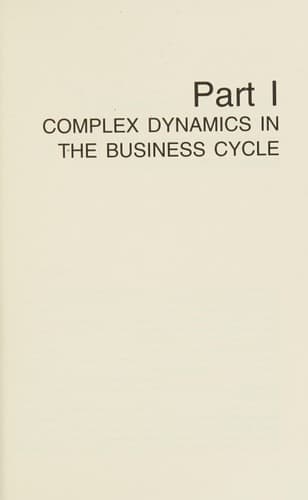 Business Cycles: Theory and Empirical Methods (Recent Economic Thought, 41)