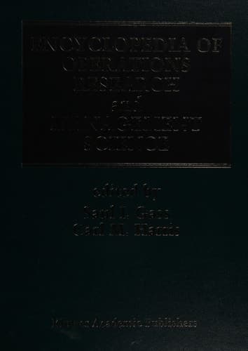 Encyclopedia of Operations Research and Management Science