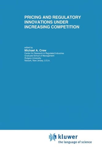 Pricing and Regulatory Innovations Under Increasing Competition