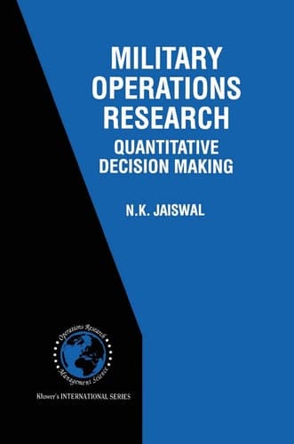 Military Operations Research Quantitative Decision Making