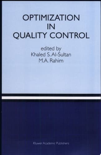 Optimization in Quality Control