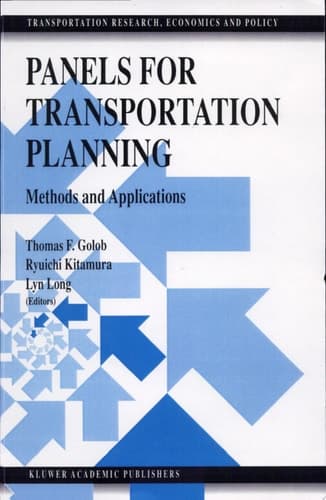 Panels for Transportation Planning Methods and Applications