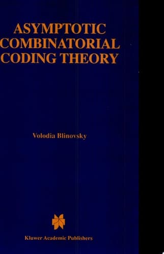 Asymptotic Combinatorial Coding Theory