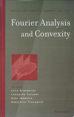 Fourier Analysis and Convexity