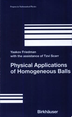 Physical Applications of Homogeneous Balls