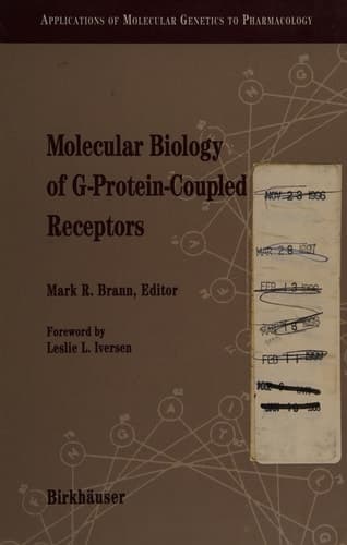 Molecular Biology of G-Protein-Coupled Receptors: Applications of Molecular Genetics to Pharmacology