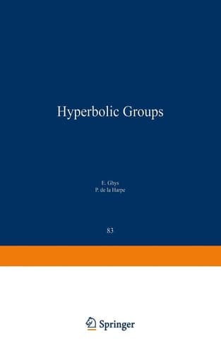 Sur Les Groupes Hyperboliques D'Apres Mikhael Gromov