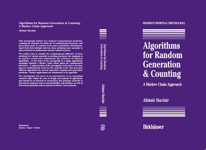 Algorithms for Random Generation and Counting: A Markov Chain Approach A Markov Chain Approach