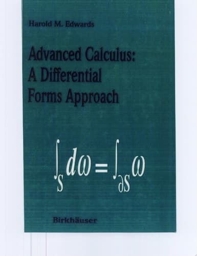 Advanced Calculus A Differential Forms Approach