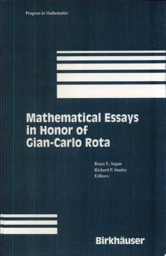 Mathematical Essays in honor of Gian-Carlo Rota
