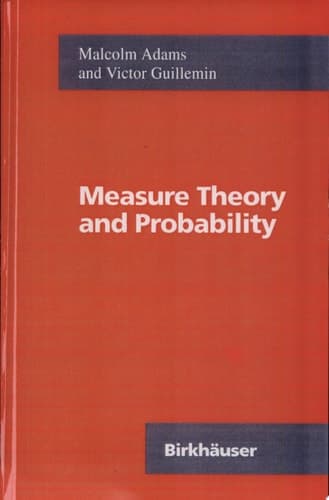Measure Theory and Probability