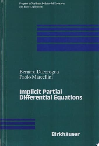 Implicit Partial Differential Equations