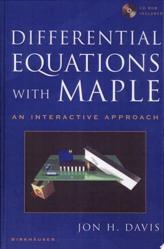 Differential Equations with Maple An Interactive Approach