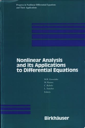 Nonlinear Analysis and its Applications to Differential Equations