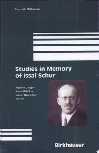 Studies in Memory of Issai Schur